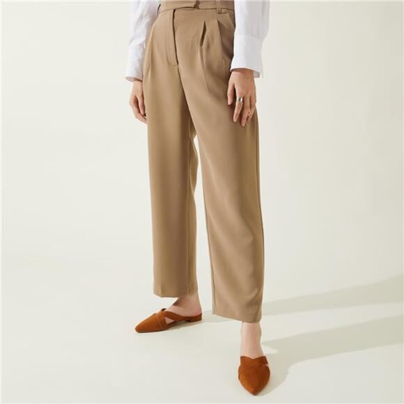 Women’s Mules Closed Pointed Toe Backless Loafer Shoes for Women - Picture 5 of 6